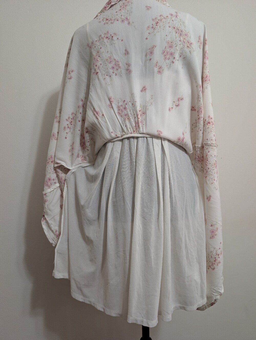 Old Navy Pink Floral Sun Dress White Midi Medium - Picture 14 of 16